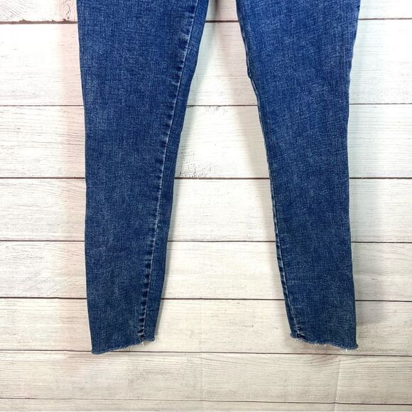 Abercrombie & Fitch Ultra High Rise Super Skinny Ankle Raw Hem Jeans Size 27 - Picture 5 of 10